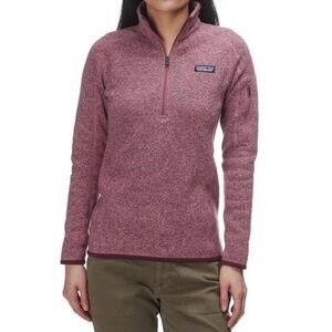 Patagonia Kiln Pink 1/4th Zip Better Sweater